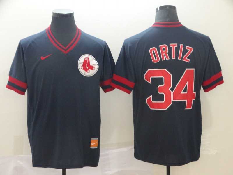 Red Sox 34 David Ortiz Black Throwback Jerseys,We sell and wholesale Red Sox 34 David Ortiz Black Throwback Jerseys on line form chian!